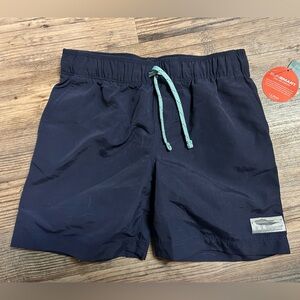 L.L. Bean SunSmart Navy Nylon Boys Shorts Size 5-6 NWT
